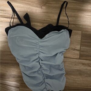 Miaou Women's Renzo Tube Top in Blue